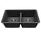 Msi Gray Double Bowl 33in X 19in Quartz Undermount 50/50 Kitchen Sink ZOR-QTZ-DBSNK-0101 - alternate 1